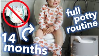 How to Potty Train a 1 Year Old / Finishing Elimination Communication