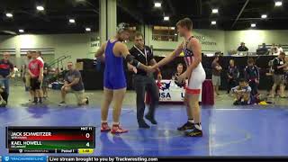Schoolboy 165 Jack Schweitzer Wisconsin Vs Kael Howell Delaware