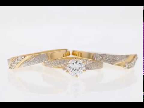 two-tone-gold-his-&-hers-trio-cz-wedding-ring-sets-(jl#2778)