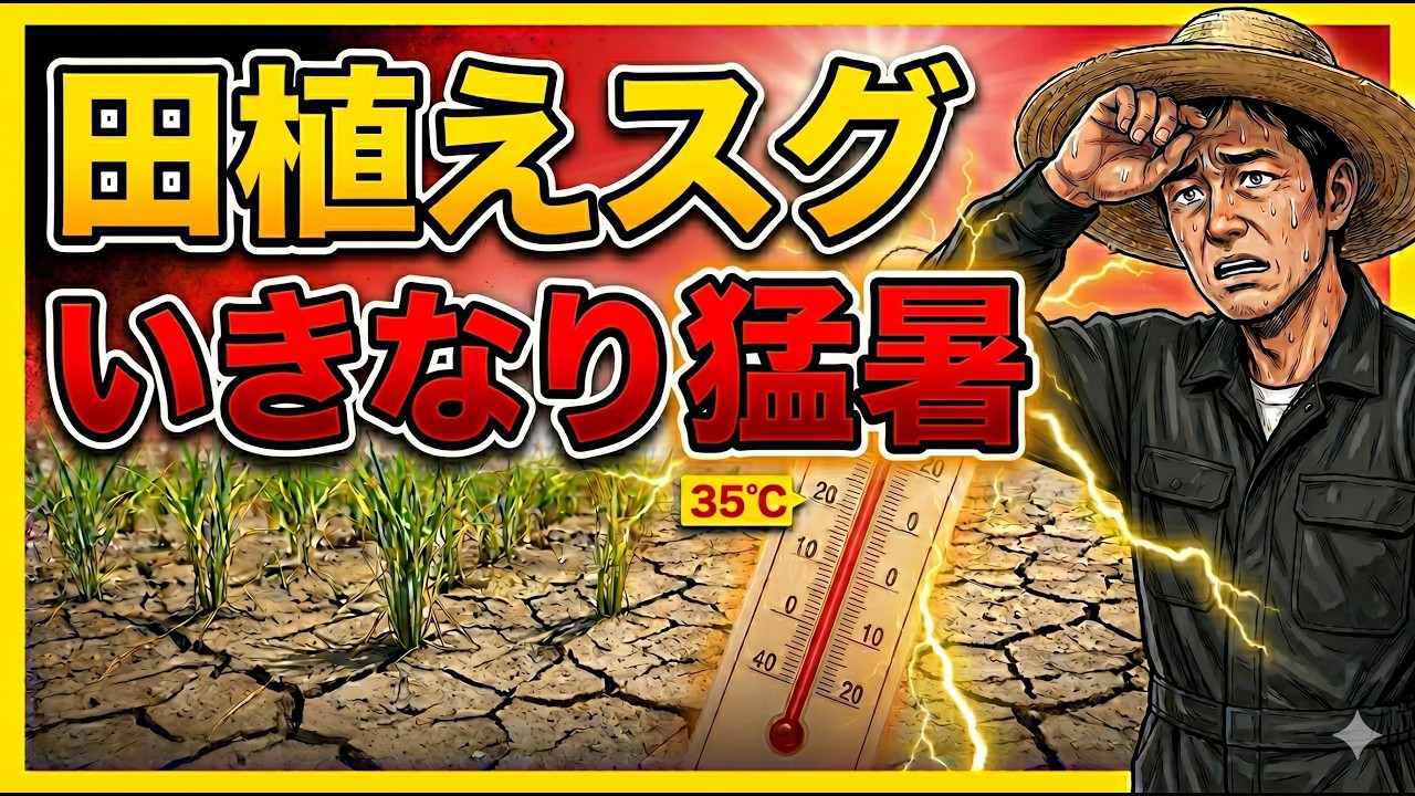 「田植え後35℃」は全滅の宣告?あなたの苗を蝕む「見えないダメージ」の正体