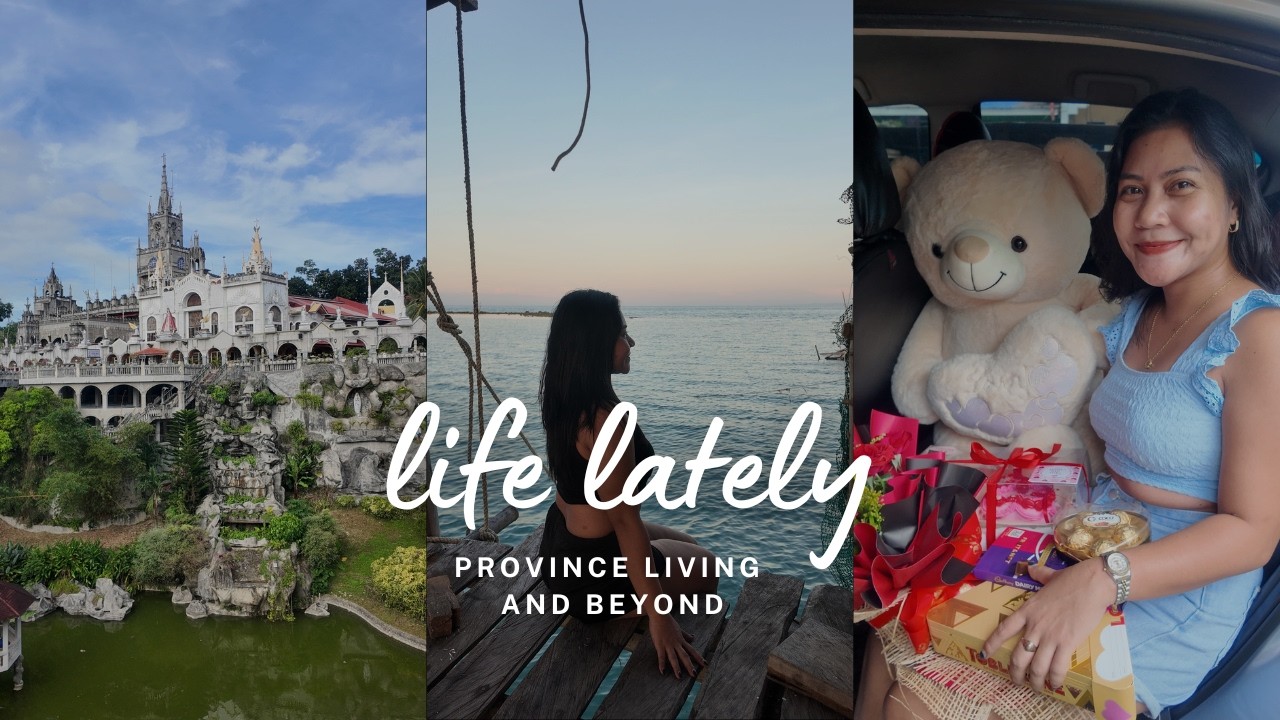 Life lately | my boyfriend's Valentine's surprise, visiting Simala Shrine & relaxing fish pond day