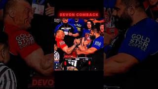 Devon Laratt vs Levan Saginashvili 🔥. #armwrestling #viral #shorts