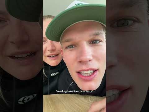 Reading fake live comments 😂