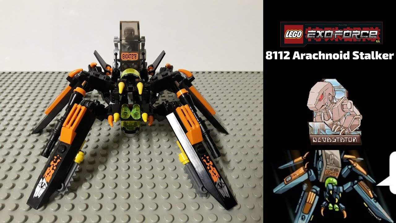 Lego Exo-Force 8112 Arachnoid Stalker - YouTube