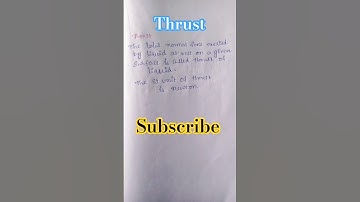 Thrust #explorephysics #physicsconcepts #physics #inspirephysics