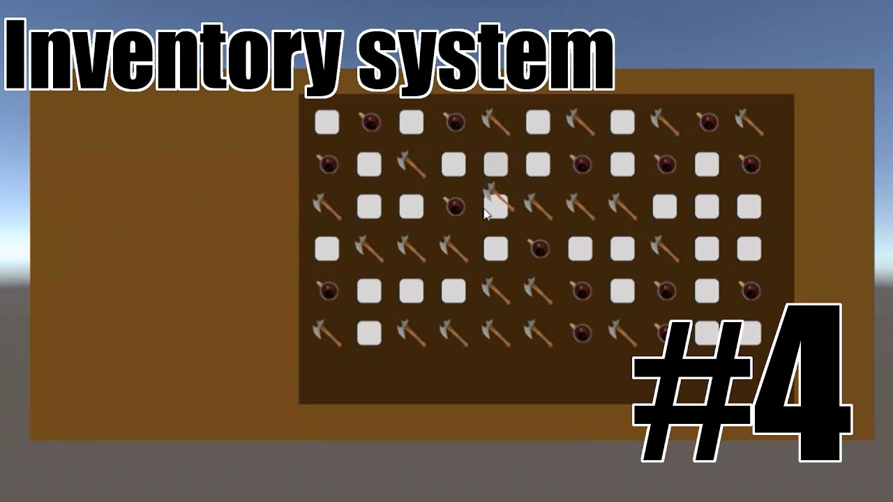[Unity 5] Tutorial: How to make an inventory system - part 4 - YouTube