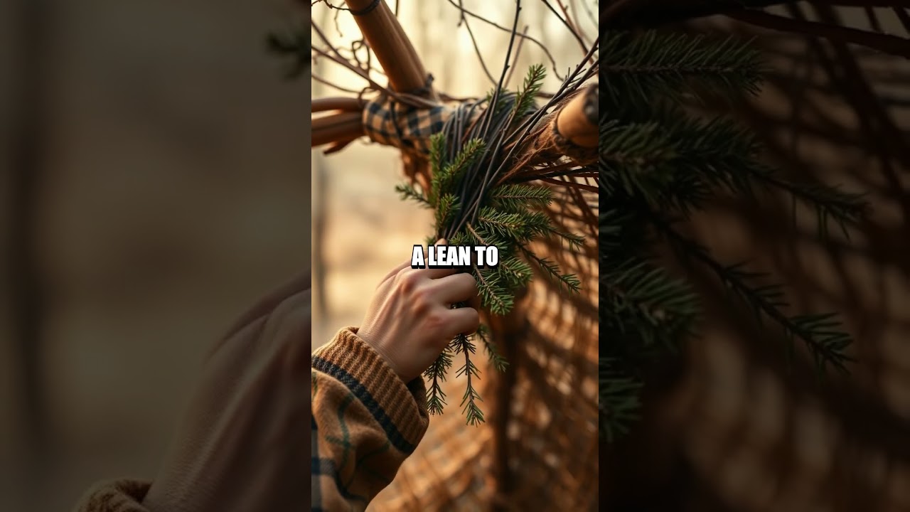 Debris Shelter Rescue: Surviving a Sudden Storm with Natural Insulation