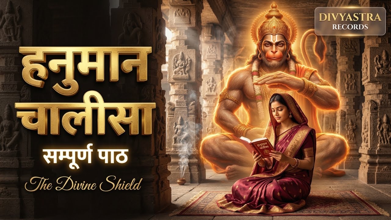 Hanuman Chalisa (Full) | हनुमान चालीसा | Most Powerful Way to Remove Fear & Obstacles | Divyastra