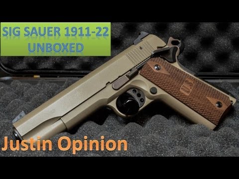 SIG SAUER 1911-22: Unboxing