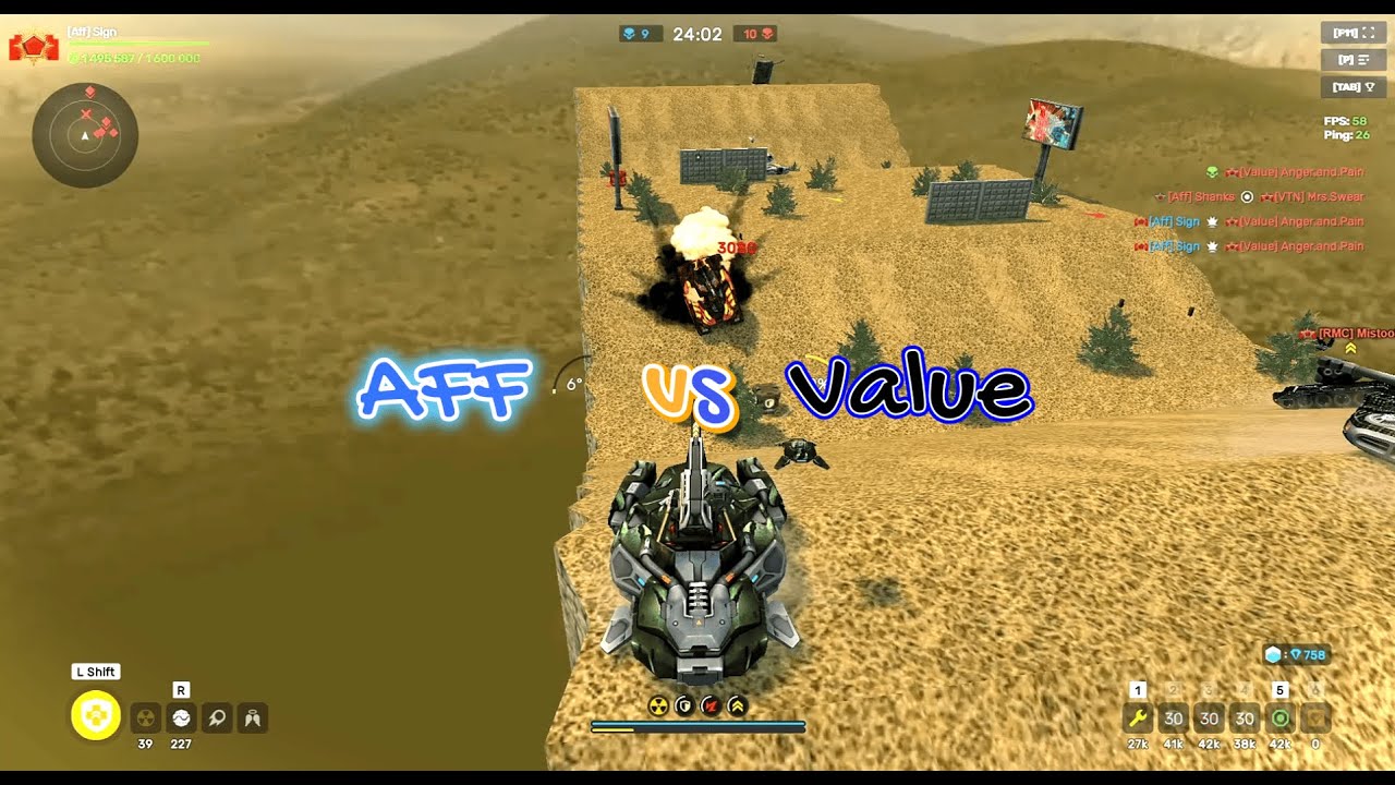 Tanki Online | aff vs Value