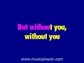 Karaoke Motley Crue - Without You
