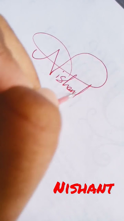 Nishant's name signature| bhy signs| #signature #shots #nishant