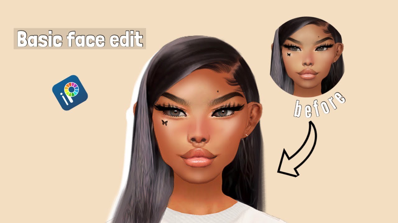 Easy face edit tutorial on ibispaint - YouTube