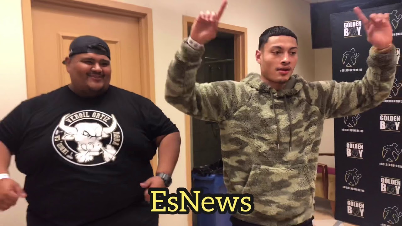 Epic boxing stars sing happy birthday to hector Tanajara