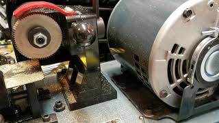 Framon Machine Using The New Double Sided Vise F2Sh050