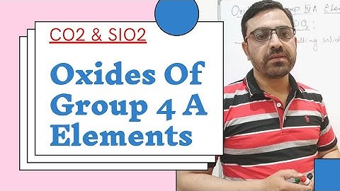 FSc-2,Chap-13,Lec-0(Oxides Of Group 4A Elements,CO2 & SiO2)