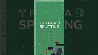 Fix Data Splitting #excel #computereducation @computerwithsukhi
