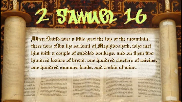 Greg Bylsma | 2 Samuel 16   Zibas betrayal of Meph...