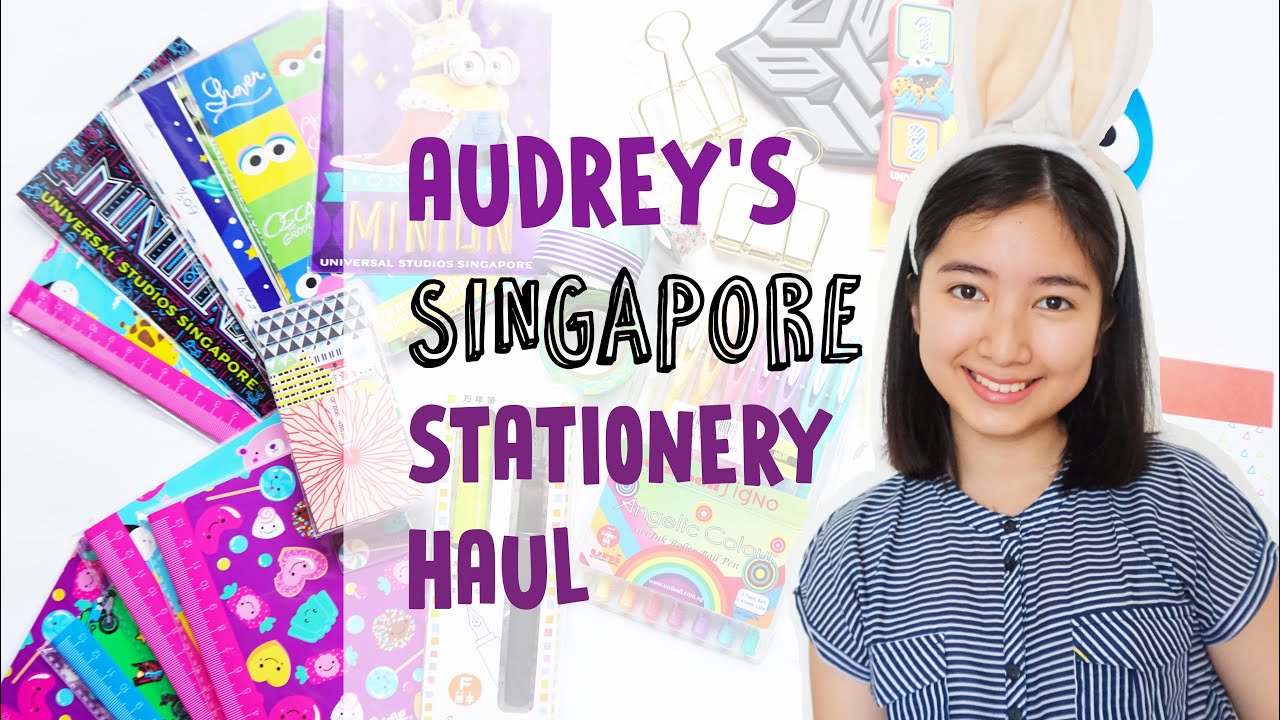 Singapore Stationery Haul YouTube