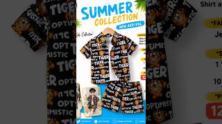 #Summer collection #New arrival #Kids collection  #Artical name #New stylish #Osm printed shirt and