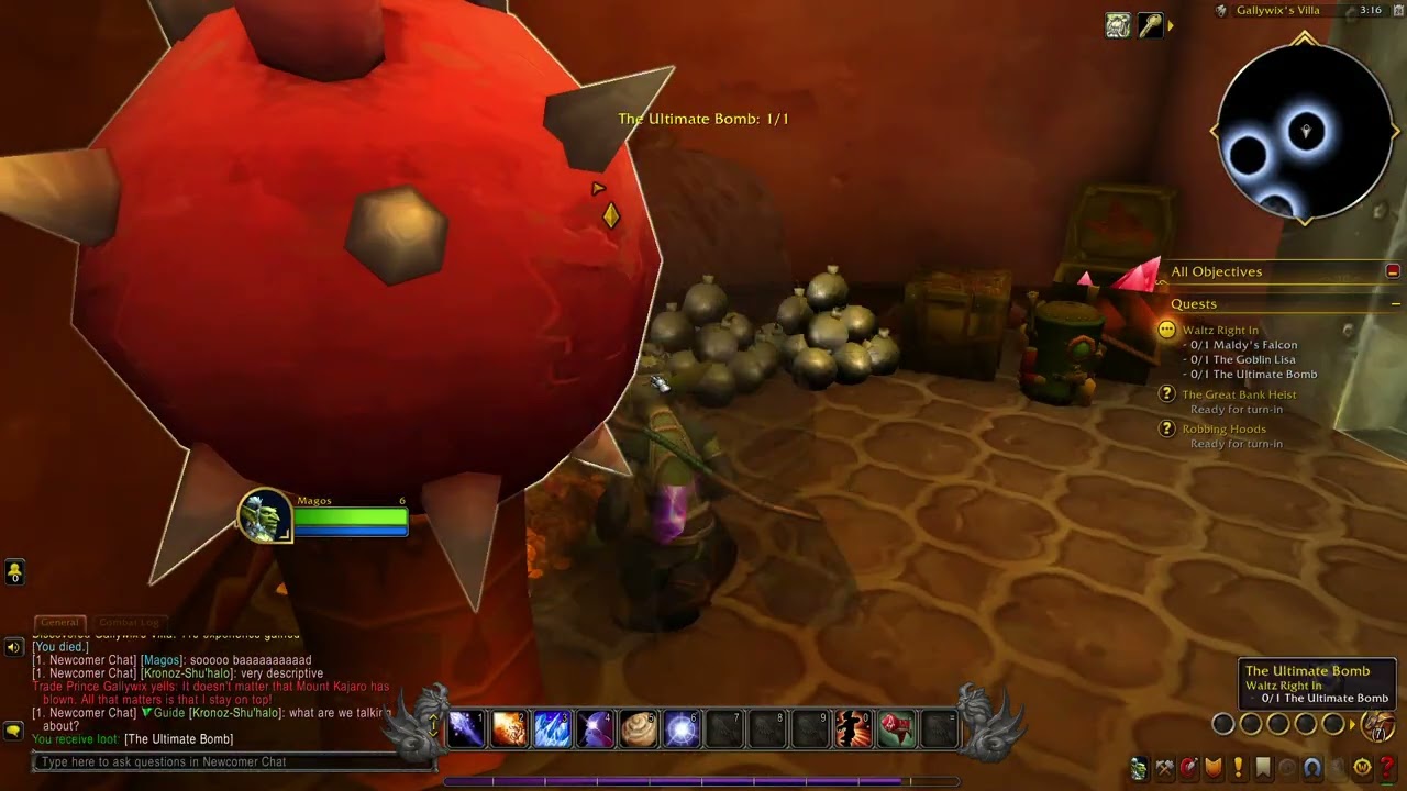 (WOW Lets Play No Commentary) World of Warcraft War Within, Goblin Mage, 19min, Ep. 2 Part 1