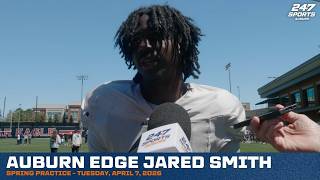 Auburn EDGE Jared Smith - 2026 Spring Practice, Day 9
