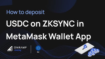 Deposit USDC on ZKSYNC ERA in MetaMask Wallet App | EU | Onramp Money