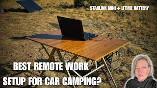 ULTIMATE Power and Internet Setup for REMOTE WORK + Overlanding | STARLINK Mini + LiTime