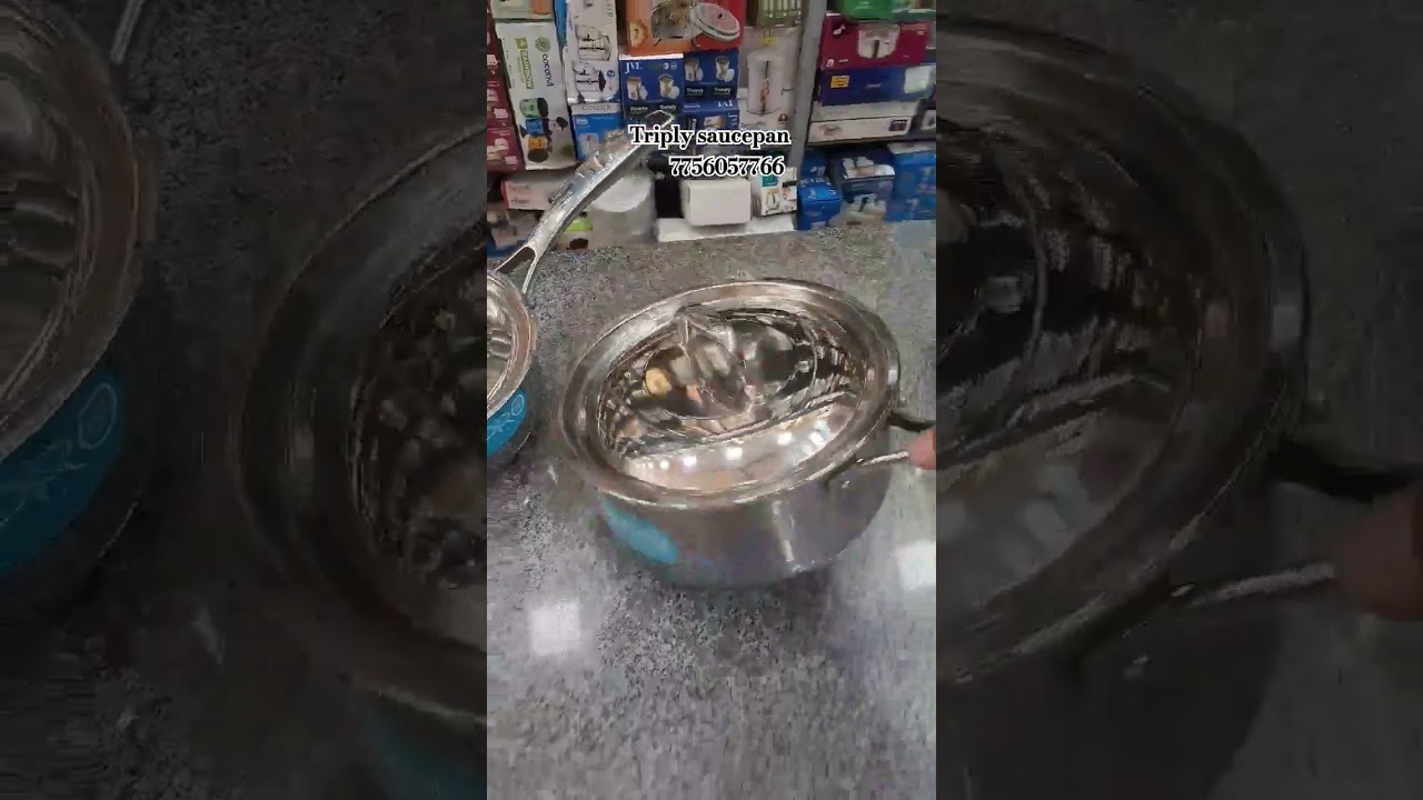 Triply steel sauce pan hawkins pro / bergner argent / tramontina triply