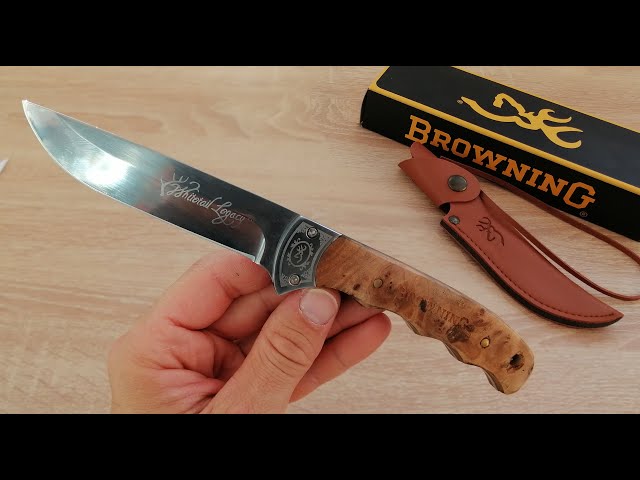 Cutit Browning 322525 maner lemn Whitetail Legacy Fix Blade Full 