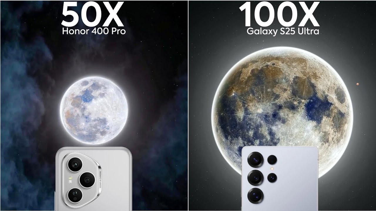 Honor 400 Pro vs Samsung S25 Ultra Live Zoom Test Comparison