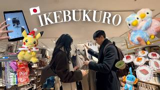 A Day in Ikebukuro 🇯🇵 Sunshine City Aquarium, Pokemon Center, Custom Uniqlo T-shirts, Muji, Sushiro