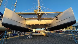 Catamaran HARDTOP Build Part 4 - Onboard Lifestyle ep.138