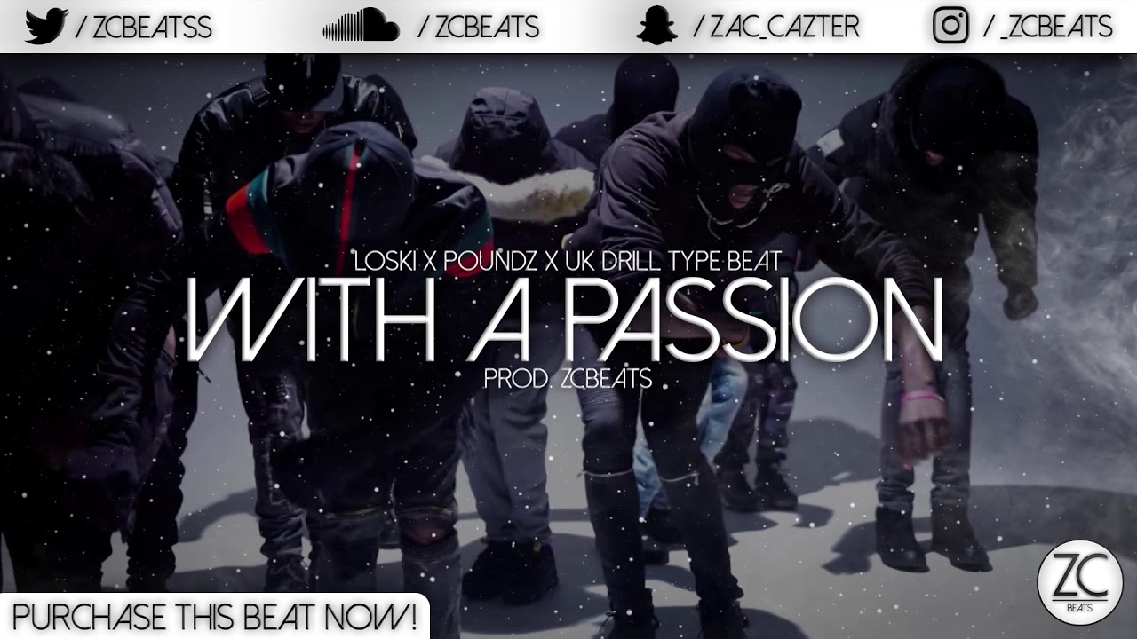 Loski x Poundz x UK Drill Type Beat | "With A Passion" (Prod. ZCBeats)