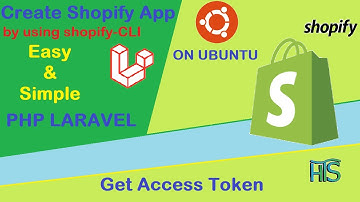 create shopify cli app in php laravel and get shopify access token
