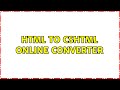 Html to cshtml online converter