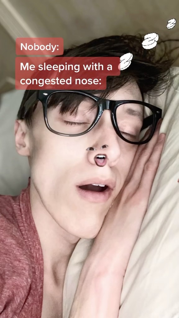 POV: Sleeping with a Congested Nose #TheManniiShow.com/series