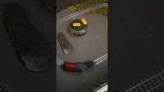 Micro Layout in a case project begins. #modelrailway #train #modeltrains #scalemodel #oo9