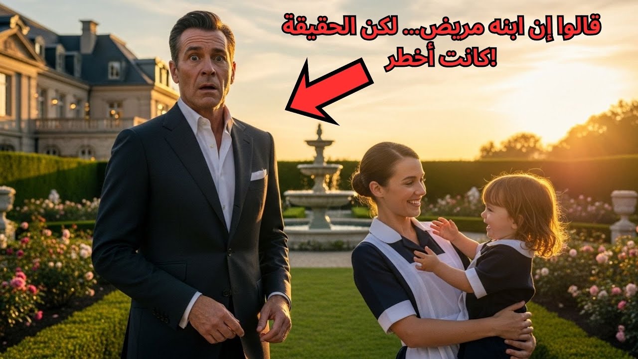وصل المليونير مبكرًا إلى منزله… وما رآه عن ابنه دمّر كل الأكاذيب!