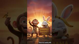"Monkey’s Banana Rocket FAIL🚀🍌😳"#Shorts #Monkey #FunnyMonkey #BananaRocket #ViralShort #MonkeyShorts