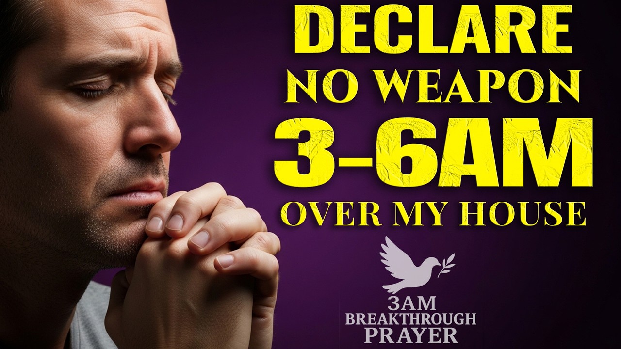 Произнесите эту молитву о защите с 3 до 6 утра | Никакое оружие, созданное против тебя, не преуспеет