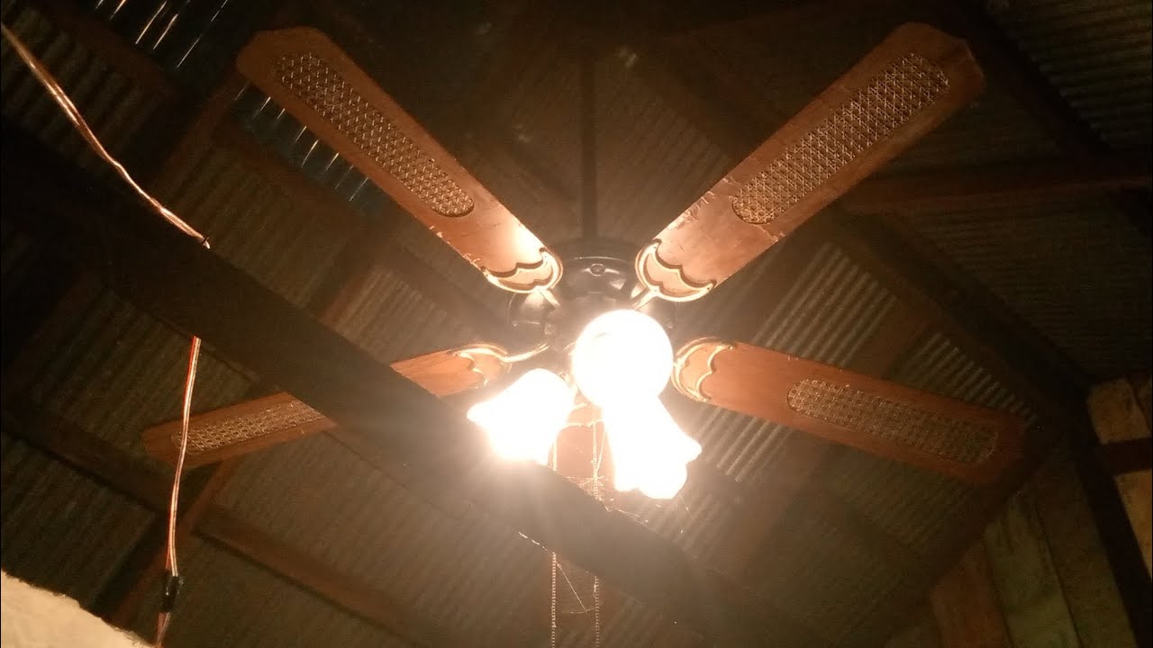 Atlantic air ceiling fan with (1980s majestic deluxe blades)