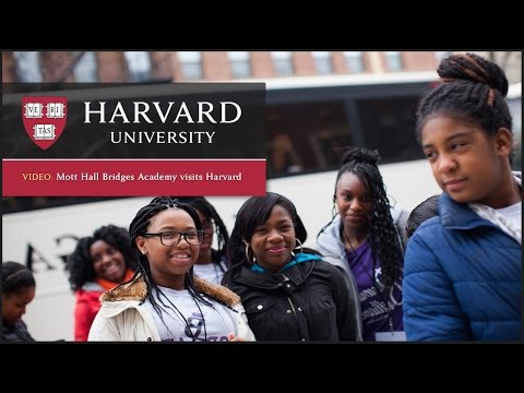 Mott Hall Bridges Academy scholars visit Harvard thumbnail