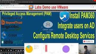 Privileged Access Management (PAM) Solution- ManageEngine PAM360- Build VMware Labs with Domain