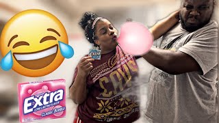 Chewing 100 Sticks Of Gum To Get My Boyfriends Reaction He Threw Up