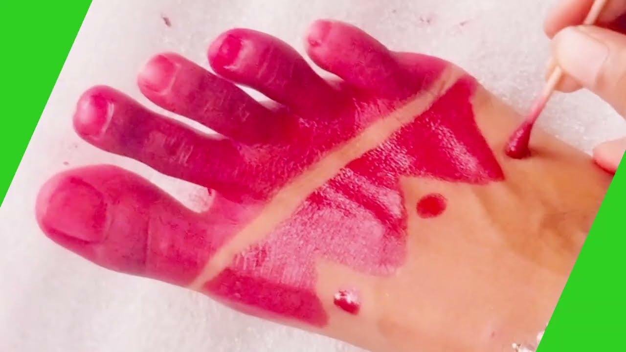 Beautiful mahawr design for foot 