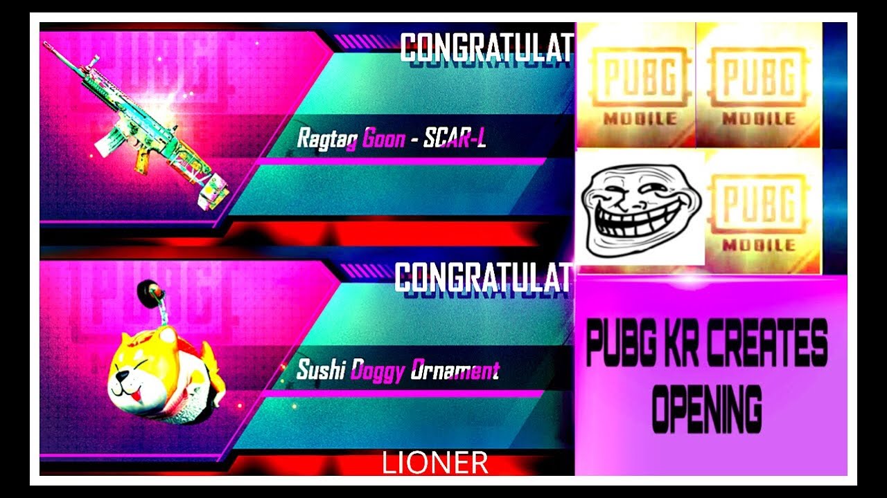 PUBG MOBILE KR| BEst create opening | trolling fun | by pubg mobile Kr
