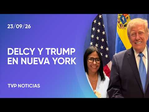 UN: Bilateral meeting between Delcy Rodríguez and Donald Trump