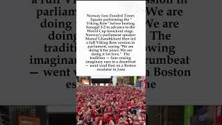 Norway's Viral "Viking Row" Takes Over Times Square, Boston, and Even Parliament #VikingRow