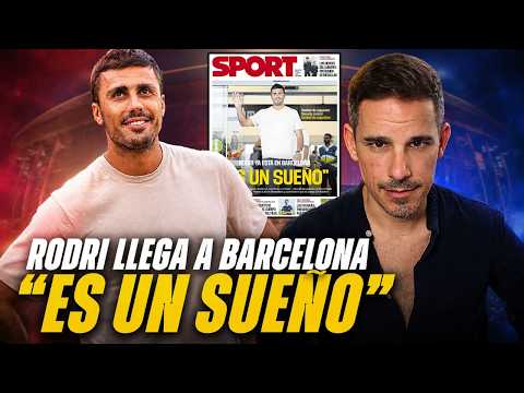 RODRI ARRIVES IN BARCELONA: "IT'S A DREAM"
